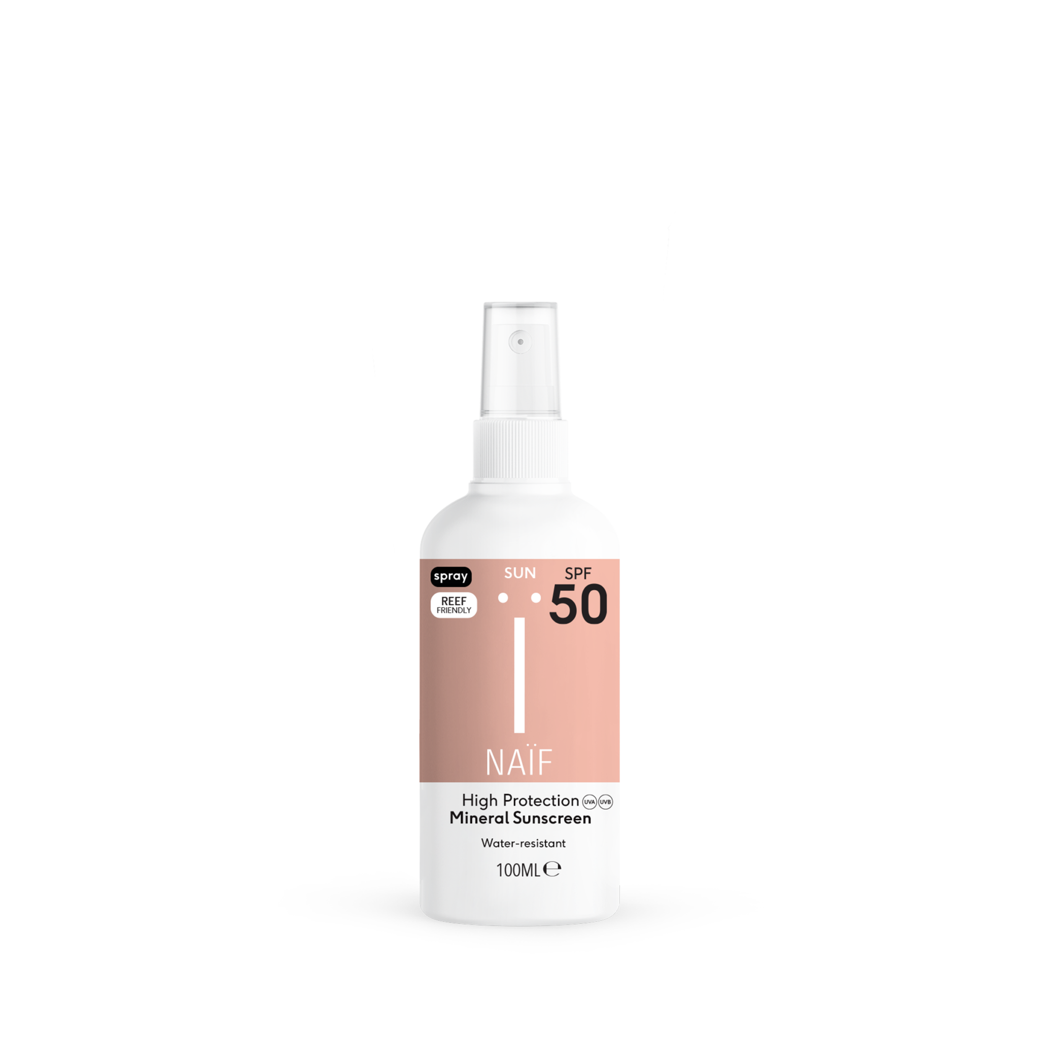Naïf High Protection Mineral Sunscreen SPF 50 SPRAY 100ml